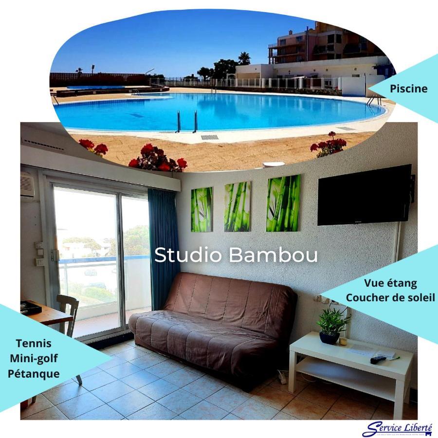 乐巴凯尔斯Studio Bambou - Piscine - Acces Direct A La Plage - Lydia Playa公寓 外观 照片
